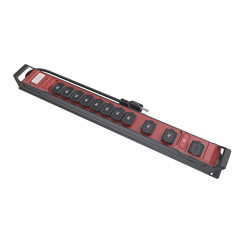 10 پریز نوار برق USB ضد آب