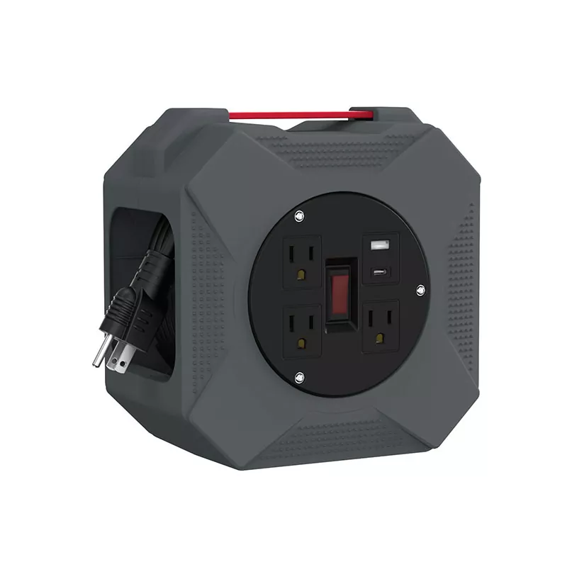 3 خروجی USB2.4a حلقه سیم پلاستیکی 45 فوت