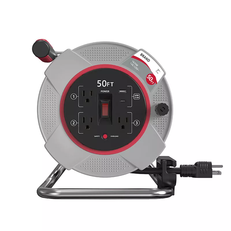 3 خروجی USB2.4a حلقه سیم پلاستیکی 50 فوت با محافظ اضافه بار 3 خروجی USB2.4a حلقه سیم پلاستیکی 50 فوت با محافظ اضافه بار