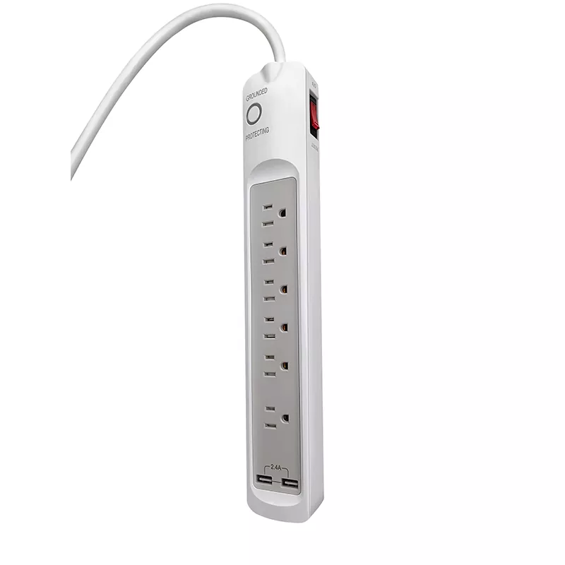 6 پریز USB 2.4a نوار برق